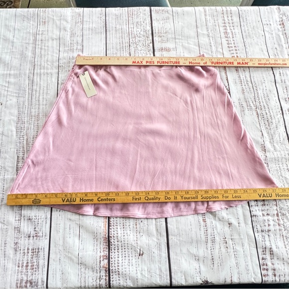 Anthropologie Tilda Bias Cut Slip Skirt Lilac L NWT - Picture 10 of 10